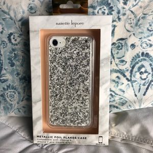 Nanette lepore glitter phone case.